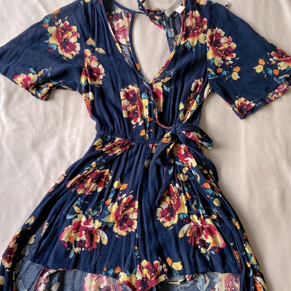 TJ Maxx High Low Romper Dress